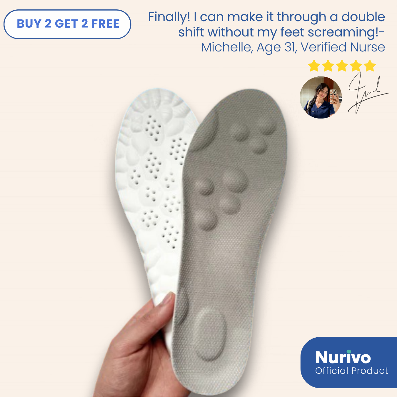 NuriPro© Cloud Insoles